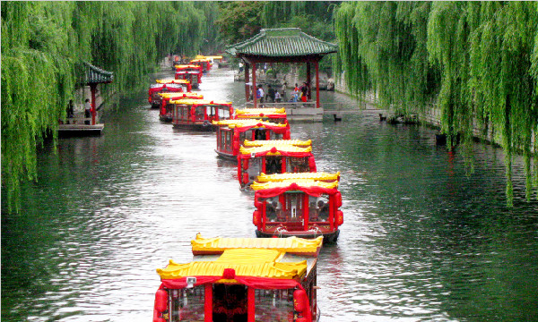 环城八景之泺水棹歌